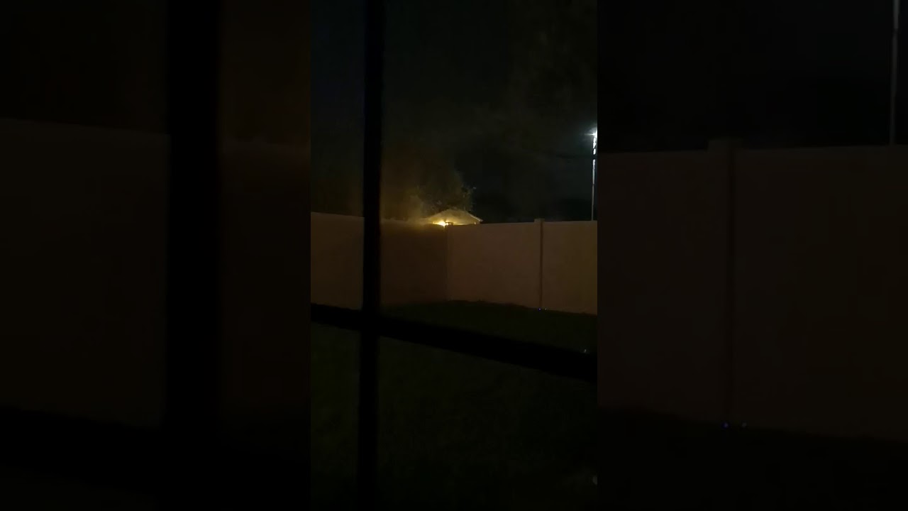 Dyess AFB Abilene, Tornado lightening storm March 18th 2020