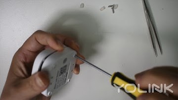 How to replace the battery of YoLink Water Leak Sensor