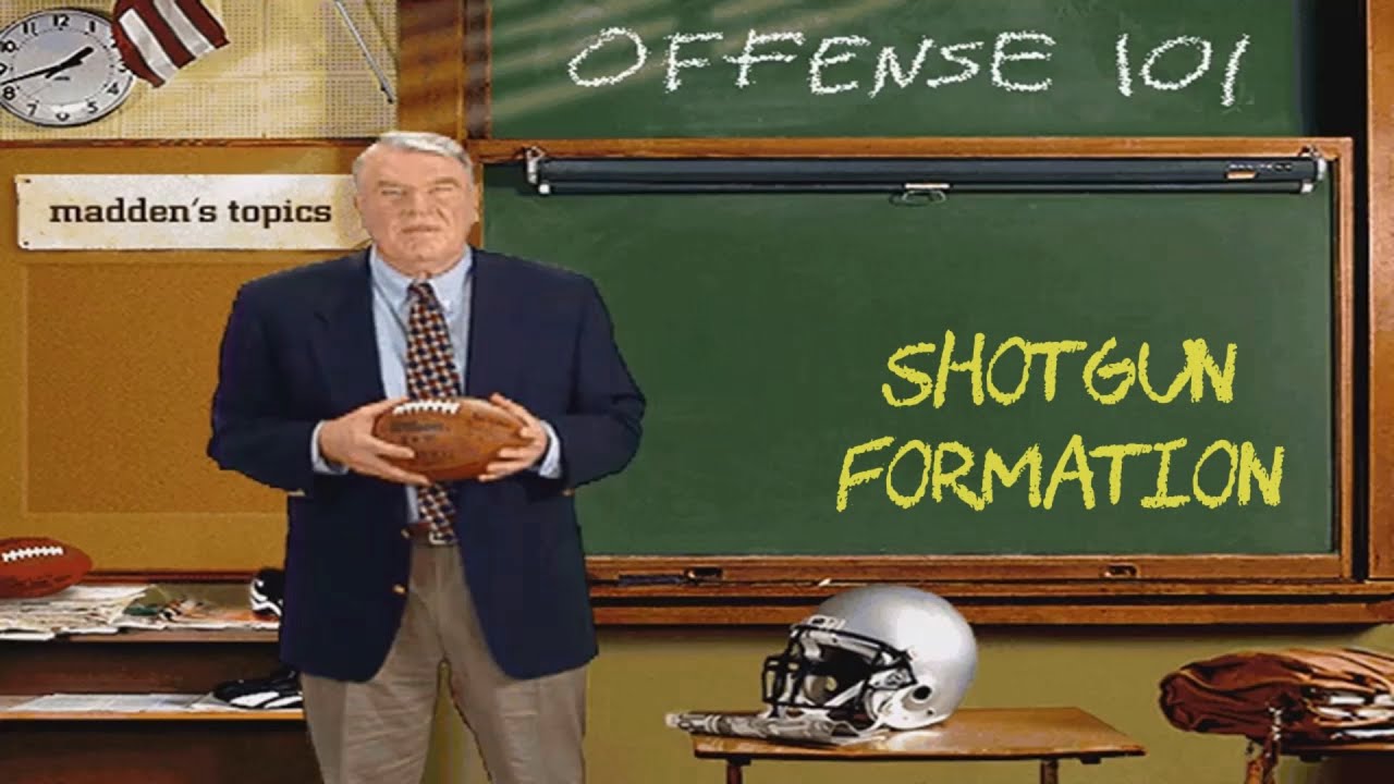 Madden 101 - Shotgun Formation - John Madden - YouTube