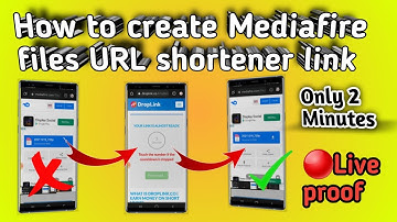 How to Create mediafire files URL shortener link | How to create URL Link shortener Web site 😀