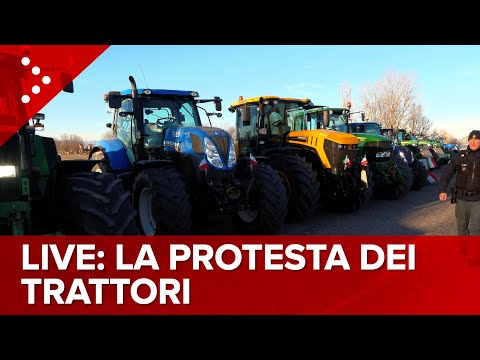 LIVE La protesta dei trattori. I mezzi in marcia verso Bologna: diretta video