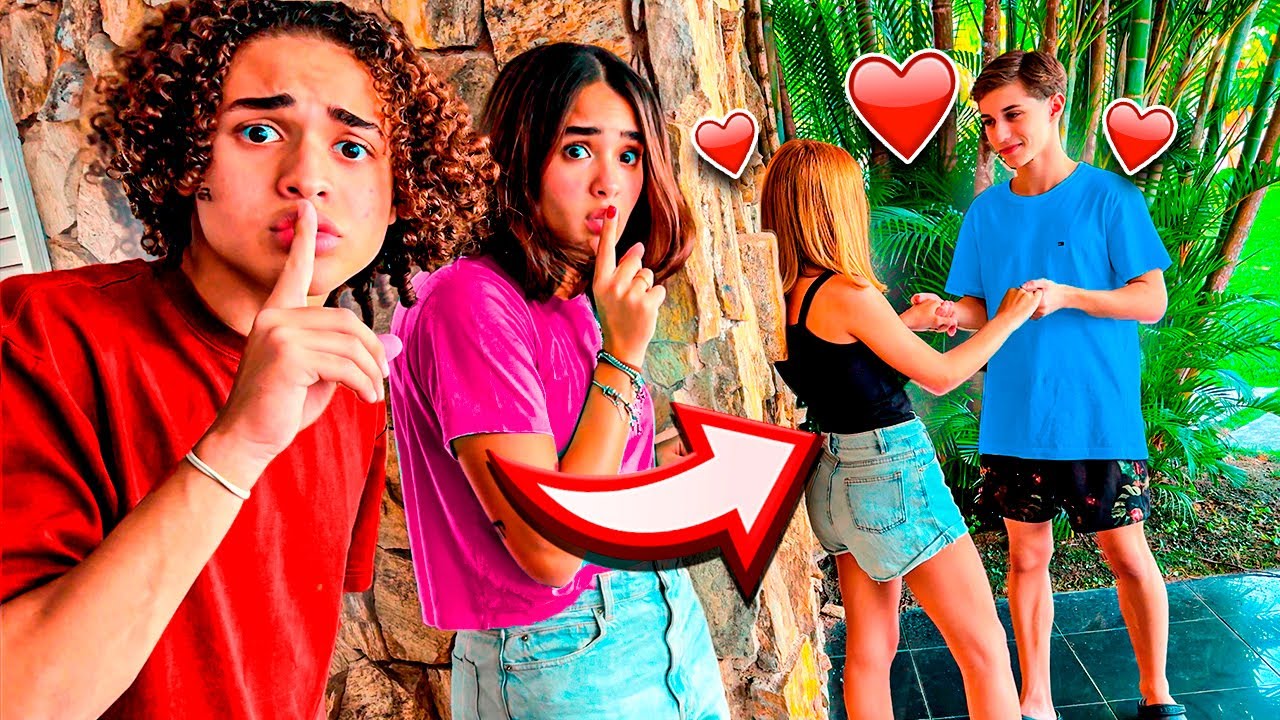 FLAGRAMOS O GABRIEL SAINDO ESCONDIDO COM A ISIS 😱😱😱