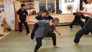 【八卦套路教學】【20190614(01)】身體往前手方向 往前壓
