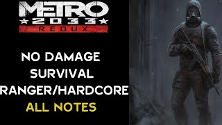 Metro 2033 Redux - Survival - Ranger/Hardcore - No Damage - Full Game
