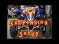 How to set up the suspension on your ATV- Castor, alignment, setting the toe and more.