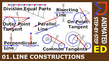 Geometrical Constructions: Lines | Md01/39 | Engineering Drawing