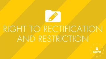 GDPR - Right to Rectification