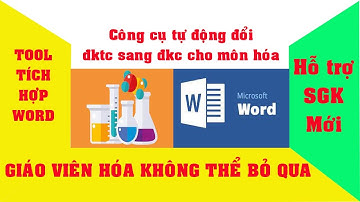 Công cụ biên soạn đề trắc nghiệm cho môn hóa học phiên bản v05