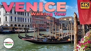 Venice, Italy 4KUHD Walking Tour  With Captions!  Prowalk Tours