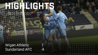 Amazing Strike From Amad | Wigan Athletic 1 - 4 Sunderland AFC | EFL Championship Highlights