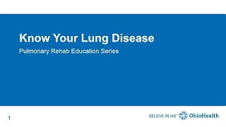 Know Your Lung Diseases