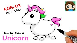 How To Draw A Unicorn Roblox Adopt Me Pet Youtube - draw me i draw better then the actual pic roblox