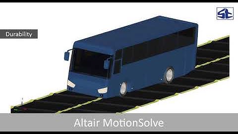 Otobüs dayanıklılık sanal testleri - Altair MotionSolve