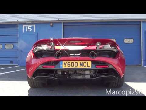 THE 2018 MCLAREN 720S SPEEDING AT THE VALLELUNGA RACETRACK!!