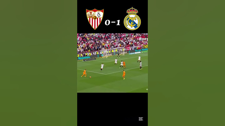 ملخص مباراة ريال مدريد واشبيلية
