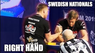 SWEDISH NATIONALS IN ARMWRESTLING 2019 - ALL RIGHT ARM FINALS!