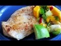 How to Make Chicken with Mango Salsa | Hilah Cooking