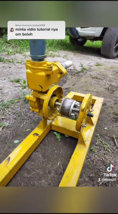 Tutorial bikin pompa air tanpa listrik