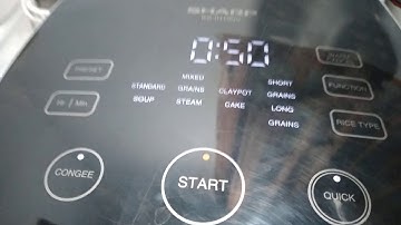 Hướng dẫn sử dụng nồi cơm SHARP cao tần