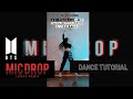 Tutorial bts  mic drop steve aoki remix  dance tutorial mirrored and slowed