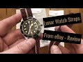 NATO watch strap review.  Lunar watch strap from eBay. Tudor Black Bay 58 strap options