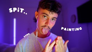 Asmr Spit Painting Ur Face Sticky Mouth Sounds
