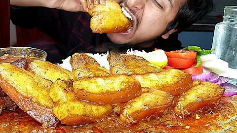 PORK MUKBANG : FATTY PORK MEAT BELLY WITH BASMATI RICE | HUGE PORK FAT EATING CHALLENGE | PORK EAT