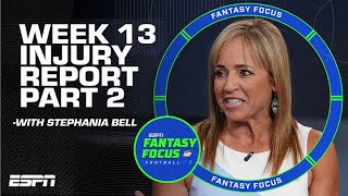 Fantasy Football Injury Report: Stephania Bell's Key Updates | Fantasy Focus