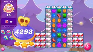 Candy Crush Saga Level 4293 (NO BOOSTERS) || Hard Level || 3 Stars 🌟🌟🌟