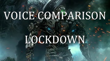 Voice Comparison: Lockdown (Transformers)