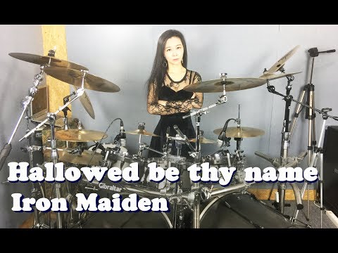 видео: Iron Maiden - Hallowed be thy name drum cover by Ami Kim (#26)