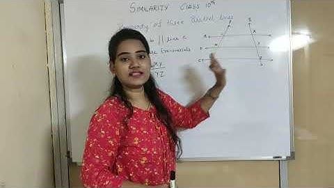 Similarity class 10 Geometry Basic Proportionality Theorem / Angle Bisector Theorem