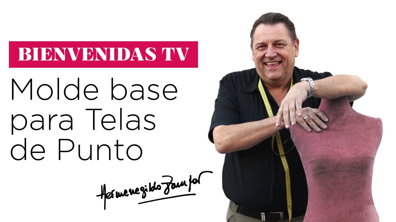 Hermenegildo Zampar -  Bienvenidas TV  -  Molde base para Telas de Punto