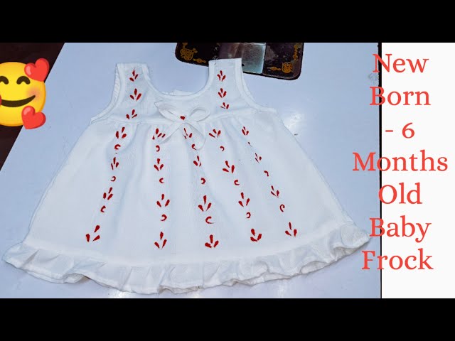 Baby frock cutting and stitching/3-4 year old girl dress cutting and  stitching - YouTube