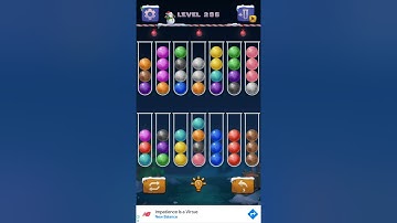 Color Ball Sort Puzzle Level 296 Solution