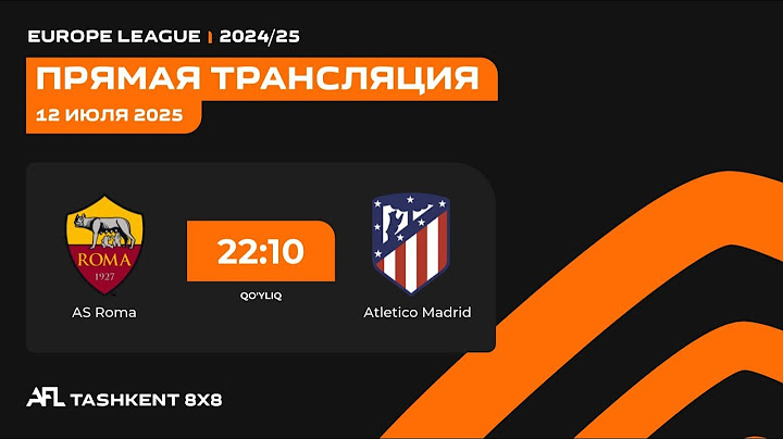 🏆 AFL Europe league 2024-20251/2 Final AS Roma - Atletico Madrid