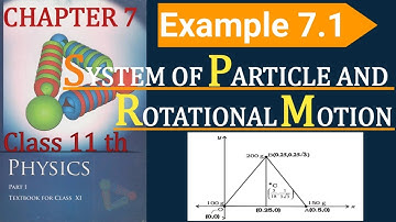 NCERT Example 7.1 || ncert Class 11th physics || NCERT Chapter 7 || System of particles