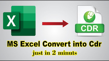 how to import excel file in coreldraw || very easy