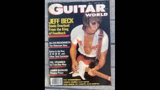 Jeff Beck- Rehearsals- Electric Ladyland Studios, NY 1986