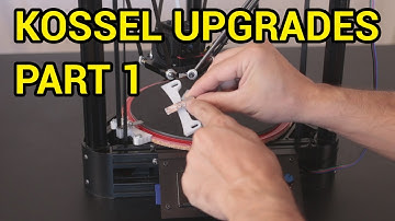 Anycubic Kossel 3D printer Upgrades- How to Install Heated bed and Linear Rails Part  1