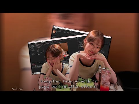 transition tutorial with cc page turn in after effects!