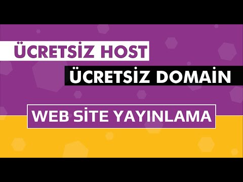 Ücretsiz Host ve Ücretsiz Domain Kullanarak Web Site Yayınlama
