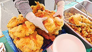 Selling 200kg a day! Fried Chicken in Korean traditional market