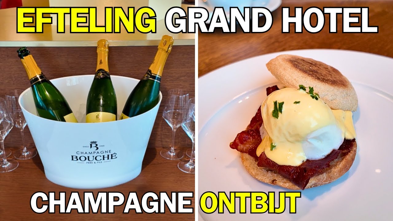 Ontbijten in het Efteling Grand Hotel 5⭐ | Onbeperkt Champagne & À la Carte Menu!