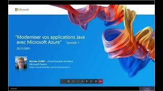 Vos applications Java dans Microsoft Azure - Enregistrement live du 25/11/2021