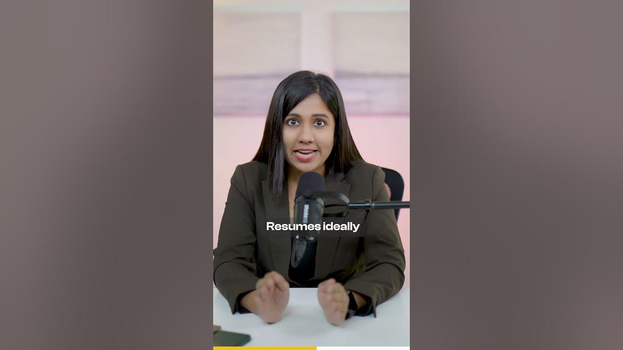How many pages should your resume have youtube