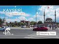4k kayseri city center walking tour  turkey walk 2023