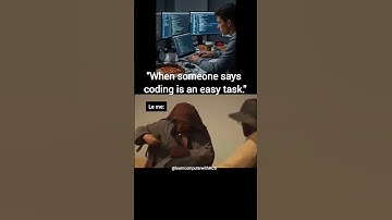 When someone says coding is an easy task #shorts#memes @LearnComputerWithRCS