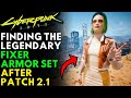 Cyberpunk 2077 - How To Get Legendary Fixer Armor Set | Update 2.1 (Locations & Guide)