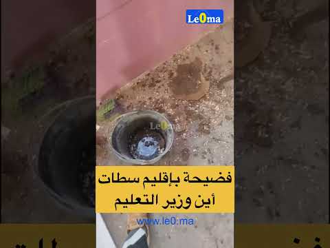 فضيحة التعليم بإقليم سطات مدرسة أولاد عشي دار الشافعي ت عاني من وضع كارثي أين وزير التعليم